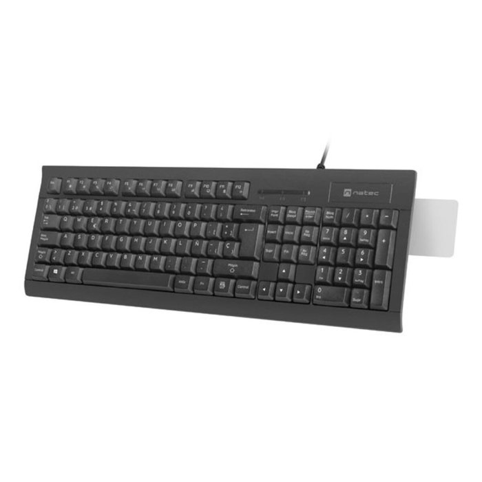Natec NKL-2052 Teclado de Oficina con Lector de Tarjetas Inteligentes Negro Natec NKL-2052 Teclado de Oficina con Lector de Tarjetas Inteligentes Negro