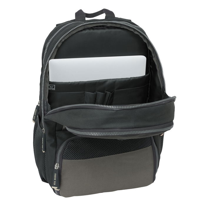Mochila Escolar Real Madrid C.F. Gris 30 x 42 x 17 cm