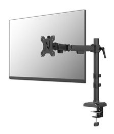 Neomounts DS60-600BL1 Soporte Monitor, 10-32", 0-8 kg, Brazo de Movimiento Completo, Antirrobo, Negro