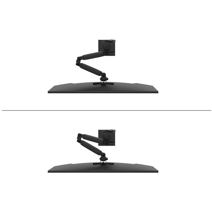 Neomounts DS60-600BL1 Brazo de monitor 10-32 pulg. 8 kg Negro