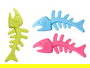 Mascow Raspa Silicona 12 cm Surtidos Azul, Rosa, Verde (Set de 24)