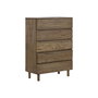 DKD Home Decor Cómoda de MDF con 5 Cajones