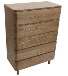 DKD Home Decor Cómoda de MDF con 5 Cajones