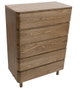DKD Home Decor Cómoda de MDF con 5 Cajones