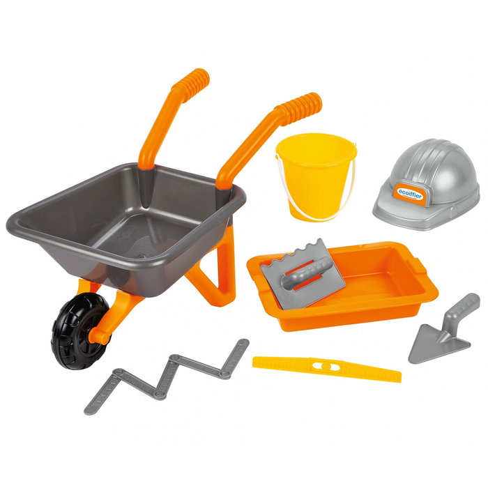 Ecoiffier Pack de albañilería Super - carretilla 50 cm