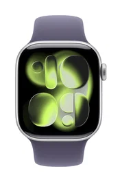 Apple MFGG4ZM/A Pulsera Sport para Apple Watch 38mm 40mm 41mm 42mm - Fluoroelastómero Púrpura Fog, Talla S/M (130-180 mm)