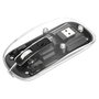 MANHATTAN Funkmaus RGB LED Negro/Transparente