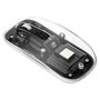 MANHATTAN Funkmaus RGB LED Negro/Transparente