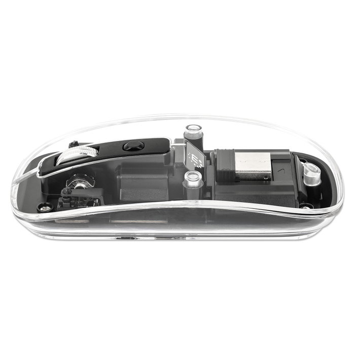 MANHATTAN Funkmaus RGB LED Negro/Transparente MANHATTAN Funkmaus RGB LED Negro/Transparente