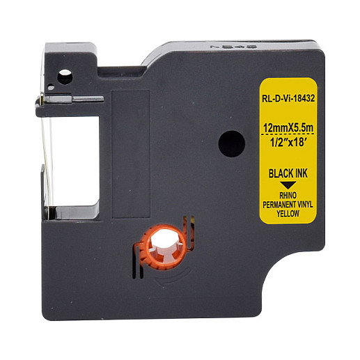 G&G Cinta de vinilo compatible con Dymo Rhino 18432