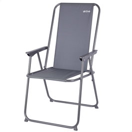 Aktive Silla plegable camping antivuelco gris