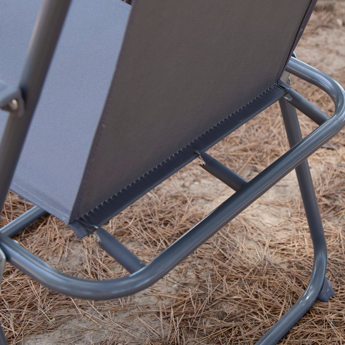 Aktive Silla plegable camping antivuelco gris