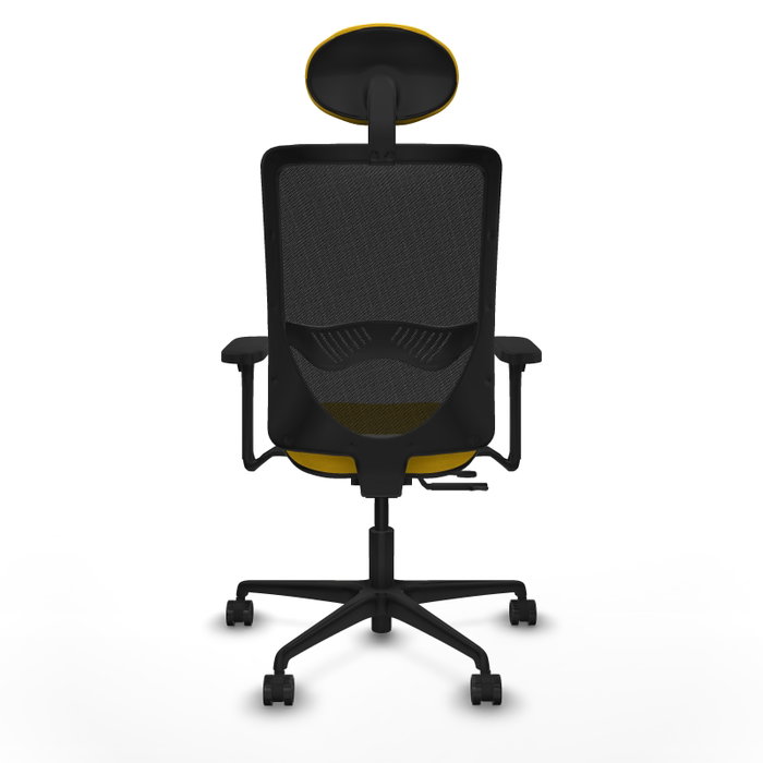 PIQUERAS Y CRESPO Silla de oficina Zulema con mecanismo Sincro/Traslack, Amarillo y Negro PIQUERAS Y CRESPO Silla de oficina Zulema con mecanismo Sincro/Traslack, Amarillo y Negro