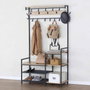 Color Baby Perchero con Baldas Max Home 102x40x180 cm Acero y Aglomerado Melamina