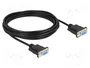 DeLOCK Cable Serie RS-232 DB-9 Hembra a Hembra Null Modem 5 m
