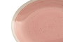 DKD Home Decor Set de Vajilla de Gres Rosa y Blanco de 18 Piezas