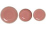 DKD Home Decor Set de Vajilla de Gres Rosa y Blanco de 18 Piezas