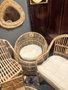 DKD Home Decor Silla Tropical Bali2 Ratán Bambú Natural Beige 70 x 70 x 74 cm
