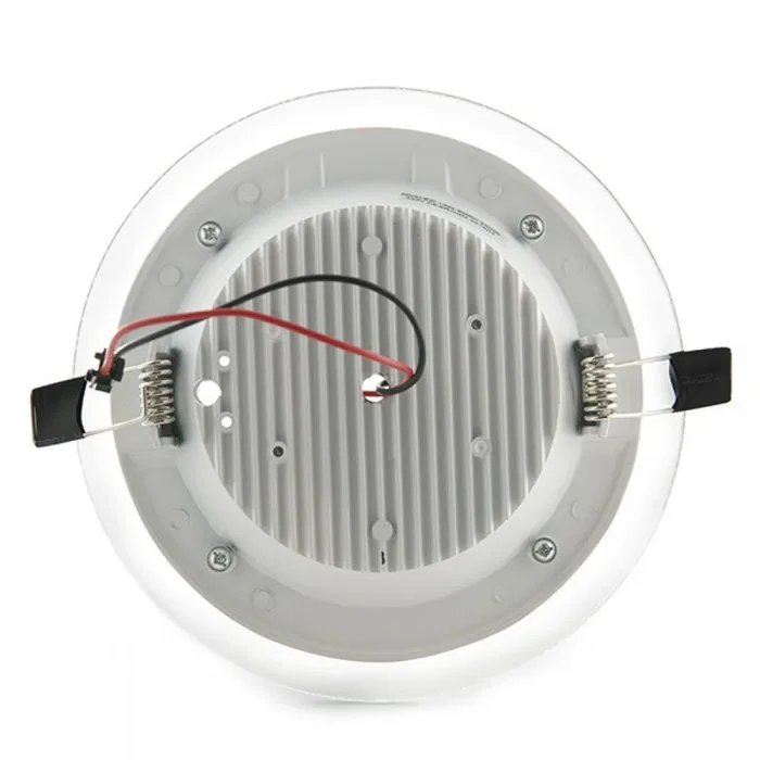 GR Foco Downlight LED 12W 1200Lm 6000K Circular Cristal Ø160Mm 40.000H [GR-MB01-12W-CW]