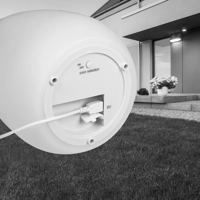 Smartwares Lámpara de Mesa LED OOO-50002, 8 Colores, Recargable, IP44, para Interior y Exterior, 1W, Blanco