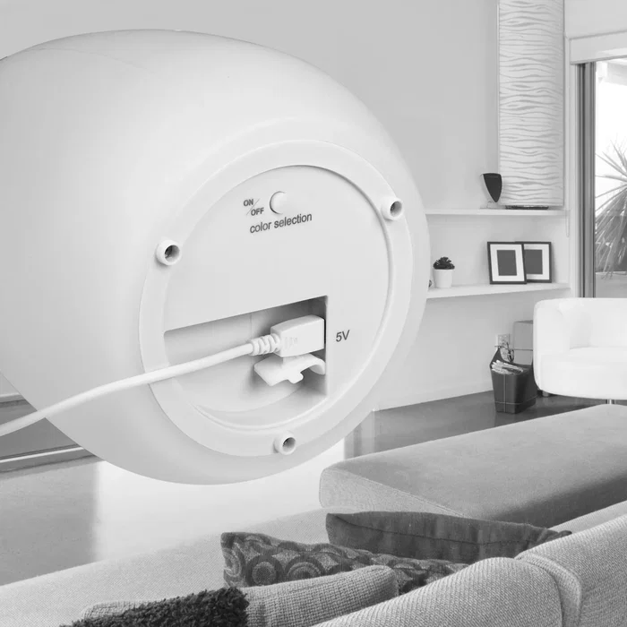 Smartwares Lámpara de Mesa LED OOO-50002, 8 Colores, Recargable, IP44, para Interior y Exterior, 1W, Blanco