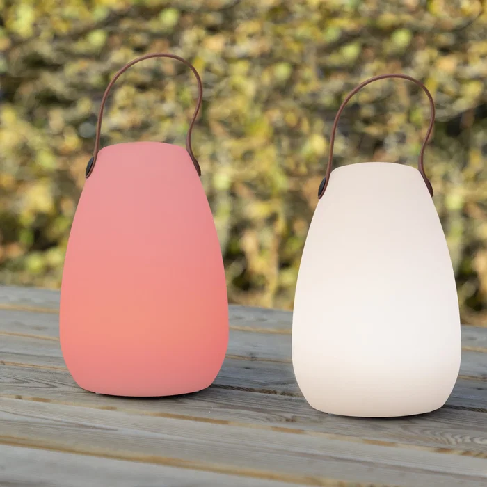 Smartwares Lámpara de Mesa LED OOO-50002, 8 Colores, Recargable, IP44, para Interior y Exterior, 1W, Blanco