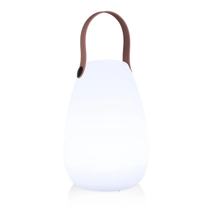 Smartwares Lámpara de Mesa LED OOO-50002, 8 Colores, Recargable, IP44, para Interior y Exterior, 1W, Blanco