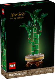 LEGO Botanical Bambú de la Suerte 10344 Kit de Construcción para Adultos, Planta Decorativa DIY con Maceta, 325 Piezas