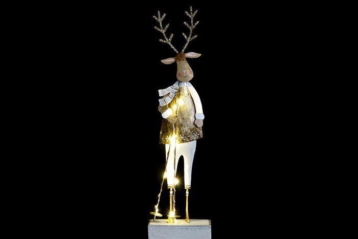 DKD Home Decor Figura MDF LED Reno Surtido