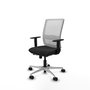 PIQUERAS Y CRESPO Silla de oficina Haches Negro/Blanco