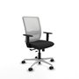 PIQUERAS Y CRESPO Silla de oficina Haches Negro/Blanco