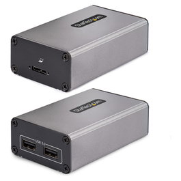 StarTech.com Extensor USB 3.0 de 2 Puertos sobre Fibra Multimodo OM3 LC/LC, 5Gbps, 350m