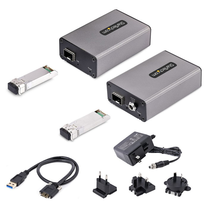 StarTech.com Extensor USB 3.0 de 2 Puertos sobre Fibra Multimodo OM3 LC/LC, 5Gbps, 350m StarTech.com Extensor USB 3.0 de 2 Puertos sobre Fibra Multimodo OM3 LC/LC, 5Gbps, 350m