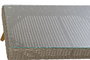 DKD Home Decor Set de 4 Sofá Terraza y Jardín Beige Gris Ratán Sintético, Madera, Acero, Cristal 137 x 66 x 73 cm