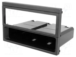 ACV Bastidor de montaje de radio 1 DIN para Mazda, negro
