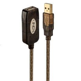 Lindy Cable de Extensión Activo USB 2.0, 20m