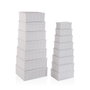 Juego de Cajas Decorativas Versa Laison Cartón (15 Piezas)