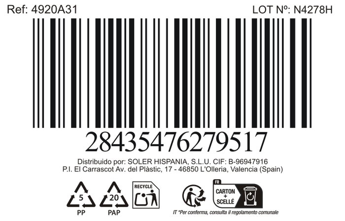 La Mediterranea Taza Macarella Green MD 230ml