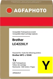 Agfa Photo Cartucho de Tinta XL APB422XLY Amarillo