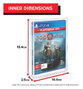 Evoretro Pack de 2 Cajas de Acrílico Protector para PS3/PS4/Blu-Ray/XBOX One