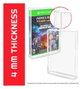 Evoretro Pack de 2 Cajas de Acrílico Protector para PS3/PS4/Blu-Ray/XBOX One