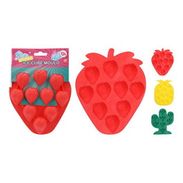 Excellent Houseware Molde para Cubitos de Hielo con Forma de Vegetales Variados