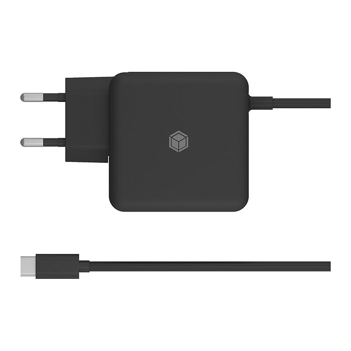 Icy Box IB-PS111-PD Cargador USB-C 65W con Cable Integrado Icy Box IB-PS111-PD Cargador USB-C 65W con Cable Integrado