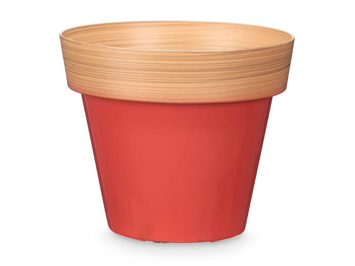 IBERGARDEN Maceta 16 cm Surtidos Bicolor Plástico (Set de 36)