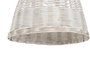 DKD Home Decor Lámpara de Techo Bambú y Mango Desgastado Blanco