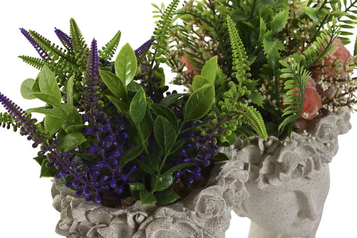 DKD Home Decor Planta Moderno Multicolor 18 x 35 x 17 cm (4 Unidades)