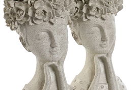 DKD Home Decor Planta Moderno Multicolor 18 x 35 x 17 cm (4 Unidades)