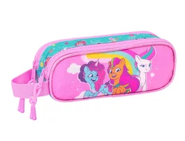 Portatodo Doble My Little Pony Magic Rosa Turquesa 21 x 8 x 6 cm