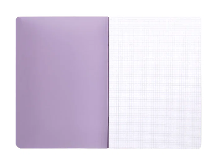 Liderpapel Libreta A4 48 Hojas 90gr Cuadro 5mm Doble Margen Tapa Plástico Colores Pastel