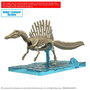 Bandai Plannosaurus Jurassic World Spinosaurus 3L Figura Articulada Dinosaurio Transformable a Esqueleto con Base - Juguete Educativo